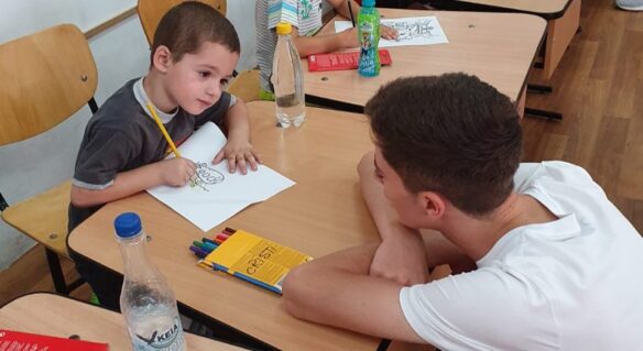 Boy in Romania