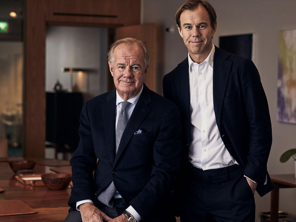 Stefan Persson and Karl-Johan Persson