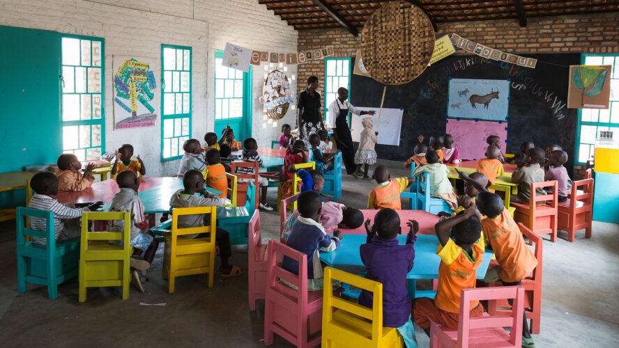 Class room which is part of our program with UNICEF