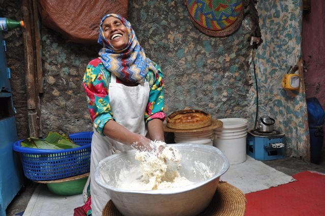 Woman in Ethiopia who was part of our program with CARE.